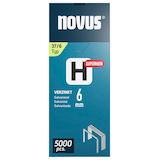 Artikelbild 1 für novus Tackerklammern Feindraht superhart 37/6, 5.000 St., Artikelnummer 711996