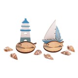 Artikelbild 1 für Rayher Bastelholz blau/weiß/natur Set Steckteile Maritim Ø 3,3 cm, 2 Set, Artikelnummer 982702