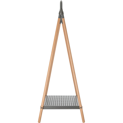 Artikelbild 3 für meet powered by PAPERFLOW Kleiderständer grau Holz 1 Haken 105,0 x 142,0 cm, Artikelnummer 300873