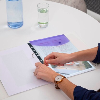 Artikelbild 5 für RAPESCO® Dokumententaschen DIN A4 farbsortiert glatt, 5 St., Artikelnummer 700672