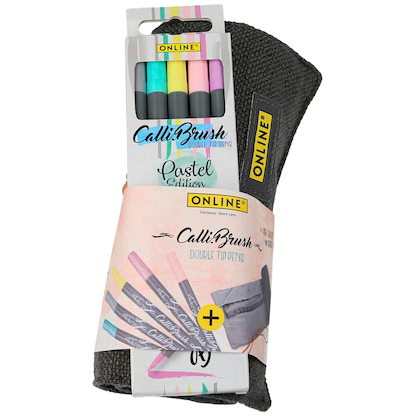 Artikelbild für ONLINE® Calli.Brush Brush-Pen farbsortiert, 1 St., Artikelnummer 837213