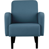 Artikelbild 1 für meet powered by PAPERFLOW Sessel LISBOA blau schwarz Stoff 71,0 x 81,5 x 83,0 cm, 1 St., Artikelnummer 850881