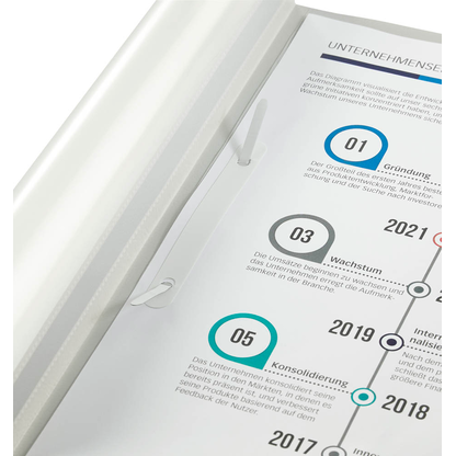 Artikelbild 3 für Schnellhefter Quality Kunststoff grau DIN A4, 1 St., Artikelnummer 252979