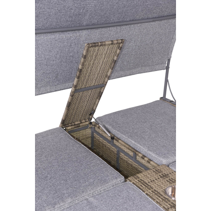Artikelbild 5 für Garden Pleasure Sonnenliege PESCARA grau Kunststoff, Artikelnummer 544666