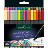 Artikelbild 1 für FABER-CASTELL Grip Fineliner farbsortiert 0,4 mm, 30 St., Artikelnummer 749253