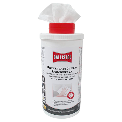 Artikelbild für BALLISTOL Putztuchspender trockene Universaltücher 25097 weiß Kunststoff, 1 St., Artikelnummer 241024
