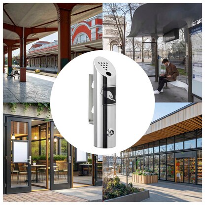 Artikelbild 3 für SPRINTIS MELBOURNE Wandaschenbecher silber, 1 St., Artikelnummer 794956