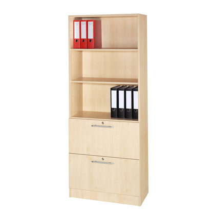 Artikelbild für HAMMERBACHER Regalschrank Sira, V7300/3/3/RE ahorn 80,0 x 42,0 x 200,4 cm, 1 St., Artikelnummer 199273