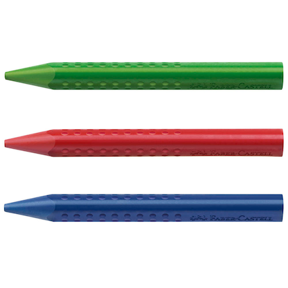Artikelbild 2 für FABER-CASTELL Jumbo Wachsmalstifte farbsortiert, 12 St., Artikelnummer 331546