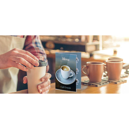 Artikelbild 4 für Fellowes Admire Easy Fold Laminierfolien glänzend für A4 80 micron, 25 St., Artikelnummer 452058