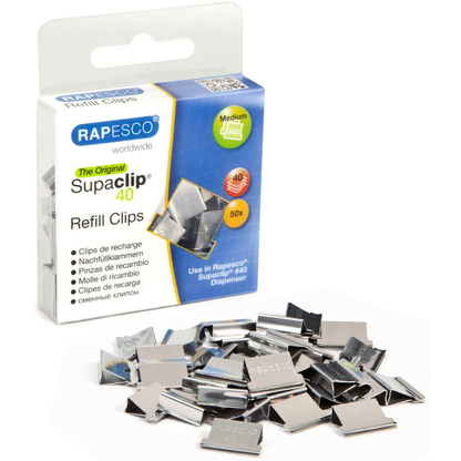 Artikelbild für RAPESCO® Supaclips silber 1,6 cm, 50 St., Artikelnummer 965549