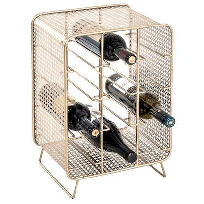 Artikelbild für HAKU Möbel Weinregal gold 30,0 x 24,0 x 46,0 cm, 1 St., Artikelnummer 491504