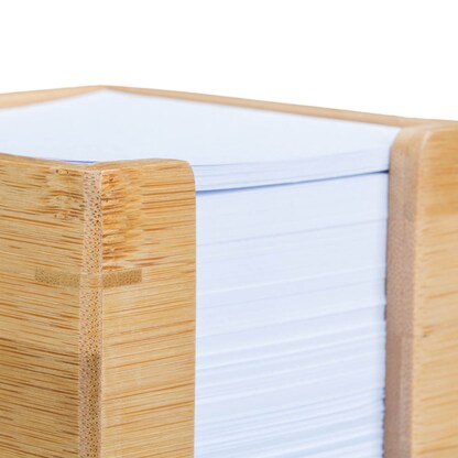 Artikelbild 4 für relaxdays Zettelbox braun inkl. 900 Notizzettel, 1 St., Artikelnummer 604977