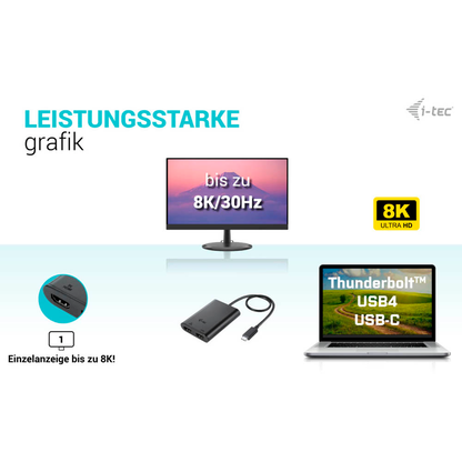 Artikelbild 8 für i-tec® C31DUAL4K60HDMI USB C/HDMI Adapter, Artikelnummer 662746