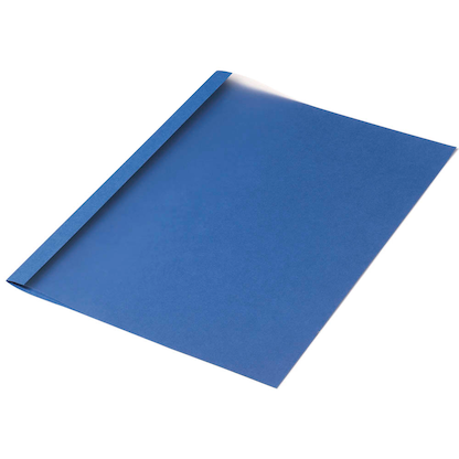 Artikelbild für LMG Thermo-Bindemappen blau Leinenkarton für 40 - 55 Blatt, 50 St., Artikelnummer 311878