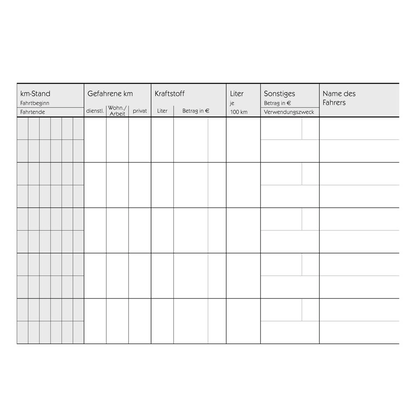 Artikelbild 3 für AVERY Zweckform Fahrtenbuch, Pkw mit Kraftstoffverbrauch Formularbuch 222D, 1 St., Artikelnummer 784397
