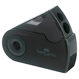 Artikelbild 1 für FABER-CASTELL Dosenspitzer doppelt Sleeve schwarz, Artikelnummer 819401