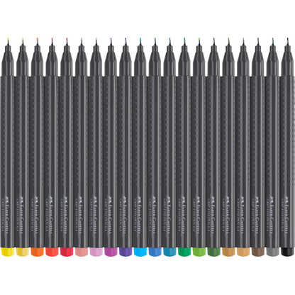 Artikelbild 2 für FABER-CASTELL Grip Fineliner farbsortiert 0,4 mm, 20 St., Artikelnummer 749343
