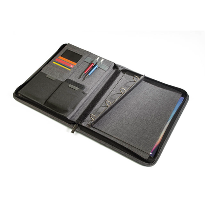 Artikelbild 3 für WEDO Ringbuchmappe COLLEGE Kunstfaser DIN A4 grau, Artikelnummer 755072