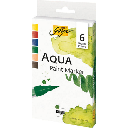 Artikelbild für KREUL SOLO Goya Warm Color Aquarellmarker farbsortiert, 6 St., Artikelnummer 115158