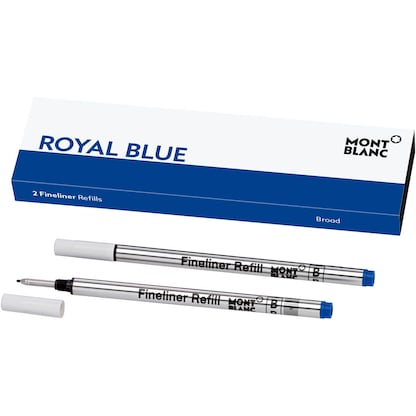 Artikelbild für MONTBLANC Royal Blue Finelinerminen blau 0,8 mm, 2 St., Artikelnummer 312516