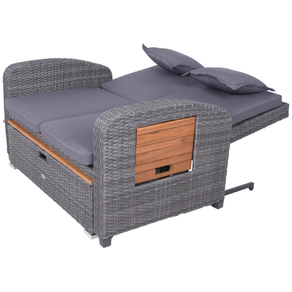 Artikelbild 10 für Garden Pleasure Sonnenliege BARI anthrazit Stahl, Artikelnummer 543993