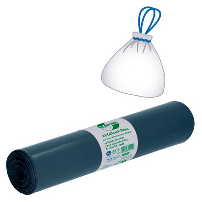 Artikelbild für RE:SOURCE Müllbeutel Basic 120,0 l blau, 25 St., Artikelnummer 437059