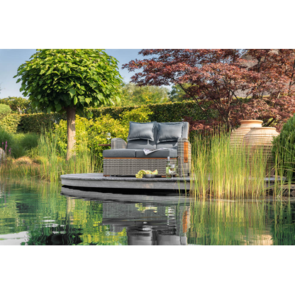 Artikelbild 3 für greemotion Loungesofa Bahia Tobago grau Kunststoff, Metall, 9-teilig, Artikelnummer 422762