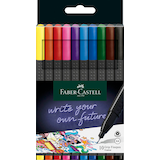 Artikelbild 1 für FABER-CASTELL Grip Fineliner farbsortiert 0,4 mm, 10 St., Artikelnummer 749261