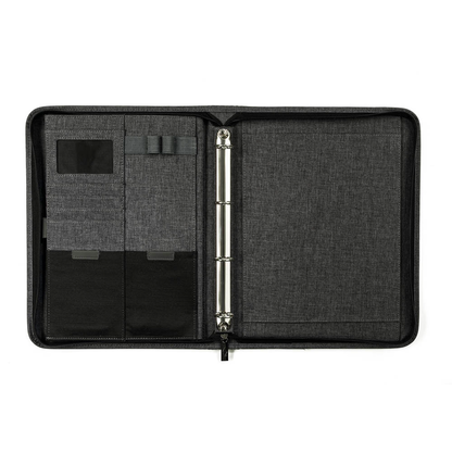 Artikelbild 4 für WEDO Ringbuchmappe COLLEGE Kunstfaser DIN A4 grau, Artikelnummer 755072