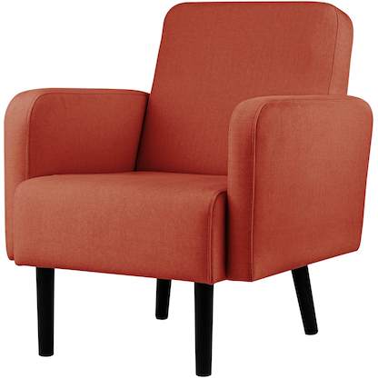 Artikelbild 2 für meet powered by PAPERFLOW Sessel LISBOA rost schwarz Stoff 71,0 x 81,5 x 83,0 cm, 1 St., Artikelnummer 850691