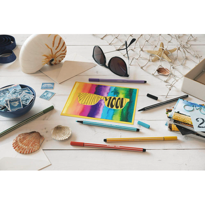 Artikelbild 4 für STABILO pen 68 Filzstifte farbsortiert, 10 St., Artikelnummer 719989