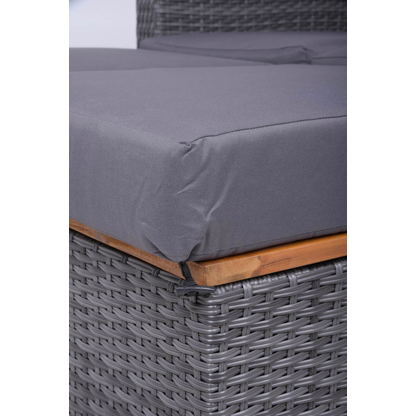 Artikelbild 13 für Garden Pleasure Sonnenliege BARI anthrazit Stahl, Artikelnummer 543993