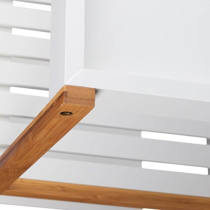 Artikelbild 4 für relaxdays Badregal braun, weiß 30,0 x 29,0 x 72,0 cm, Artikelnummer 519717