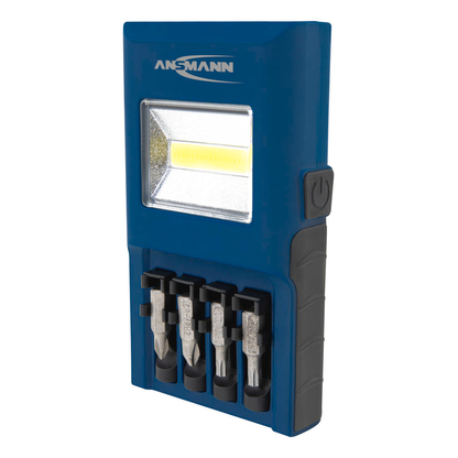 Artikelbild für ANSMANN WL180B Bithalter LED Werkstattlampe blau 12,5 cm, 1 St., Artikelnummer 532919