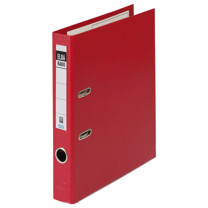 Artikelbild für ELBA rado plast Ordner rot Kunststoff 5,0 cm DIN A4, 1 St., Artikelnummer 255547