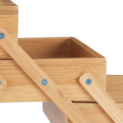 Artikelbild 5 für relaxdays Nähkästchen braun, 1 St., Artikelnummer 605091