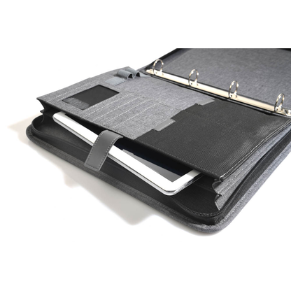 Artikelbild 5 für WEDO Ringbuchmappe COLLEGE Kunstfaser DIN A4 grau, Artikelnummer 755072