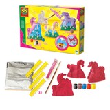 Artikelbild 1 für SES Creative® Gipsgießen-Set Glitzer Pferde auf Wiese mehrfarbig, Artikelnummer 110617