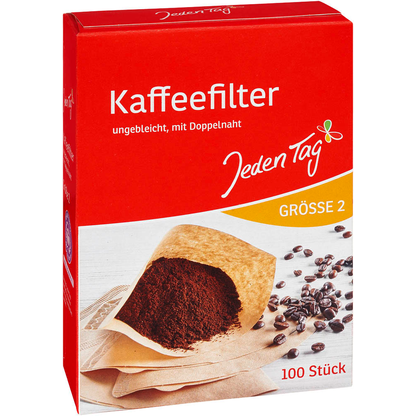Artikelbild für Jeden Tag Gr. 2 Kaffeefilter, 100 St., Artikelnummer 130629