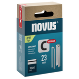 Artikelbild 1 für novus Tackerklammern Schmalrücken superhart 4/23, 1.000 St., Artikelnummer 712267