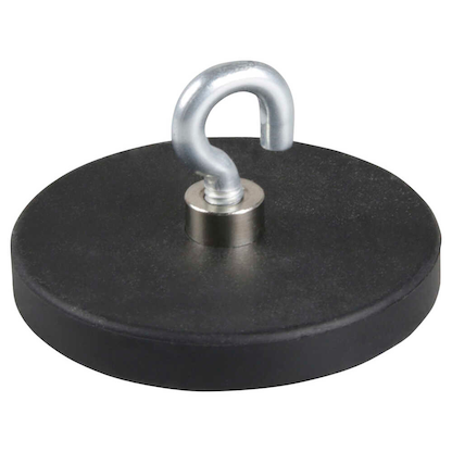 Artikelbild 3 für EICHNER Magnethaken schwarz, Metall Ø 3,6 x 1,7 cm, 5 St., Artikelnummer 704363