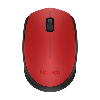 Artikelbild für Logitech M171 Maus kabellos schwarz, rot, Artikelnummer 336774