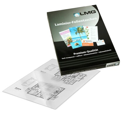 Artikelbild für LMG Laminierfolien glänzend für A4 175 micron, 100 St., Artikelnummer 256354