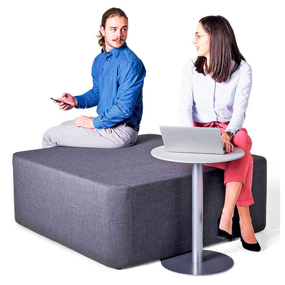 Artikelbild 3 für viasit 5-Sitzer Sitzinsel Coloq dunkelgrau Stoff 120,0 x 120,0 x 45,0 cm, 1 St., Artikelnummer 176822