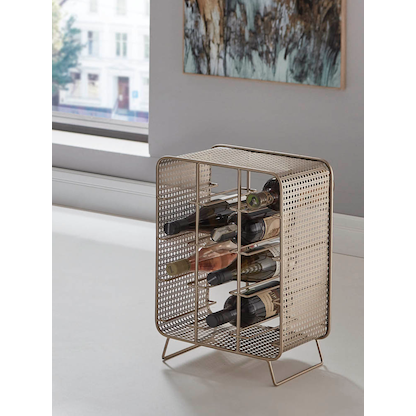 Artikelbild 5 für HAKU Möbel Weinregal gold 30,0 x 24,0 x 46,0 cm, 1 St., Artikelnummer 491504