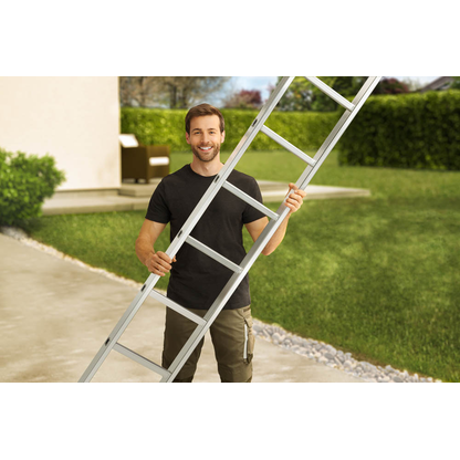 Artikelbild 7 für Hailo Anlegeleiter S60 ProfiStep uno silber 12 Sprossen, H: 339,0 cm, Artikelnummer 243321