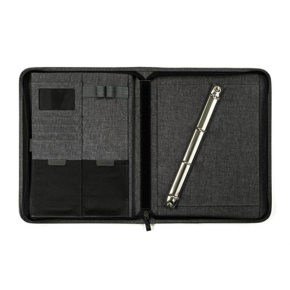 Artikelbild 6 für WEDO Ringbuchmappe COLLEGE Kunstfaser DIN A4 grau, Artikelnummer 755072