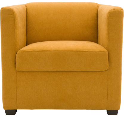 Artikelbild für DOMO Collection Sessel BOB dunkelgelb schwarz Stoff 72,0 cm 75,0 cm, 1 St., Artikelnummer 764502