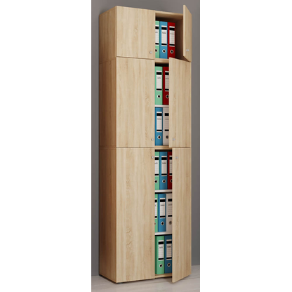 Artikelbild 4 für VCM my office Aktenschrank XXL Lona, 917789 sonoma-eiche 3 Fachböden 70,0 x 39,0 x 223,0 cm, Artikelnummer 849093